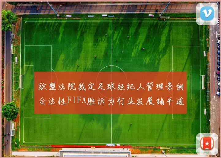 欧盟法院裁定足球经纪人管理条例合法性FIFA胜诉为行业发展铺平道路
